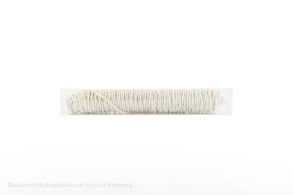 DUNNE WOLDRAAD WIT (DOCHTFADEN) +/ - 55M - bloemschikmaterialen.com