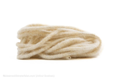 DUNNE WOLDRAAD WIT (DOCHTFADEN) +/ - 55M - bloemschikmaterialen.com