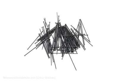 ETALAGESPELDEN 38MM ZWART +/ - 500GR - bloemschikmaterialen.com