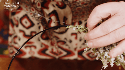 Hartenkrans met Droogbloemen - bloemschikmaterialen.com