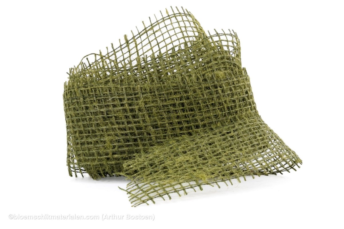 JUTE 5CM 40M MOSGROEN - bloemschikmaterialen.com