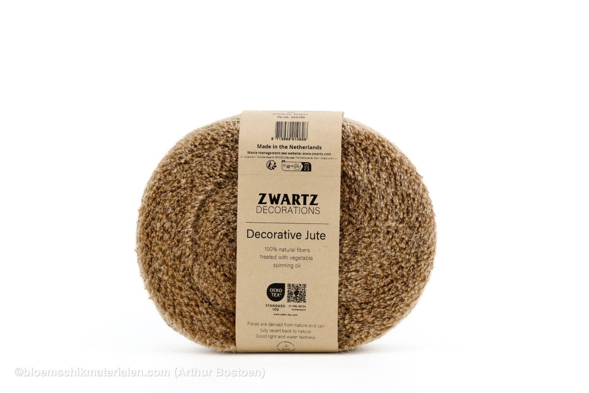JUTE 5CM 40M NATUREL - bloemschikmaterialen.com
