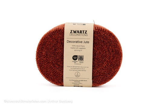 JUTE 5CM 40M TERRACOTTA - bloemschikmaterialen.com