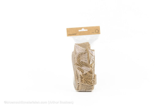 JUTE 5CM X +/-5M NATUREL - bloemschikmaterialen.com