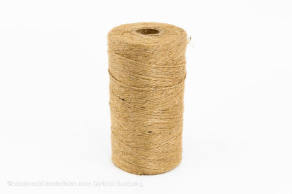JUTE BINDKOORD (2DR) NATUREL +/ - 500GR - bloemschikmaterialen.com