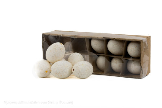 KALKOENEIEREN 12ST - bloemschikmaterialen.com