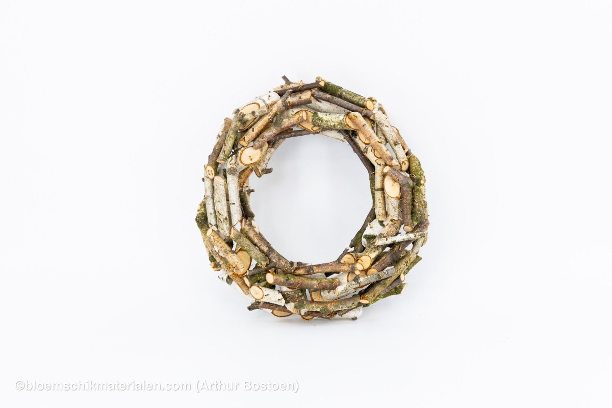 KRANS BERKENTAKKEN 30CM (dikke takken) - bloemschikmaterialen.com