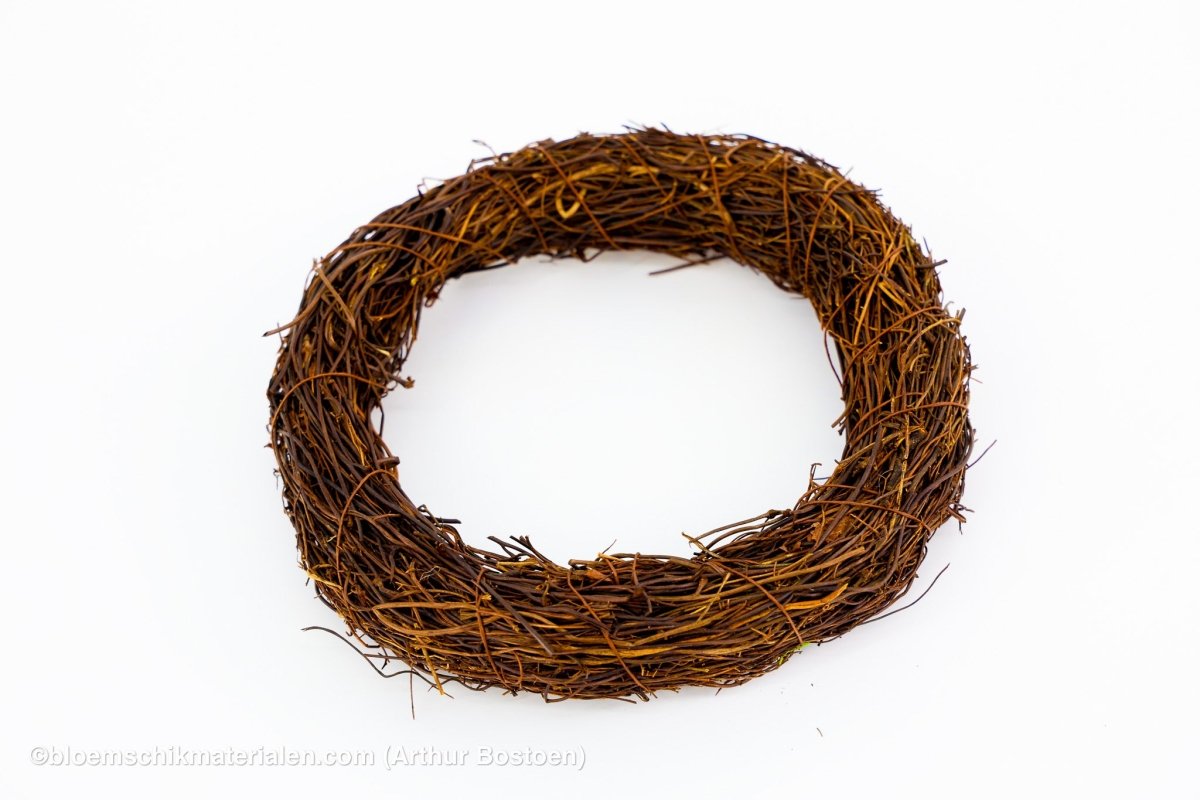 KRANS DRUIVENHOUT GEBUNDELD NATUREL 20/3,5 CM (dunne ranken) - bloemschikmaterialen.com