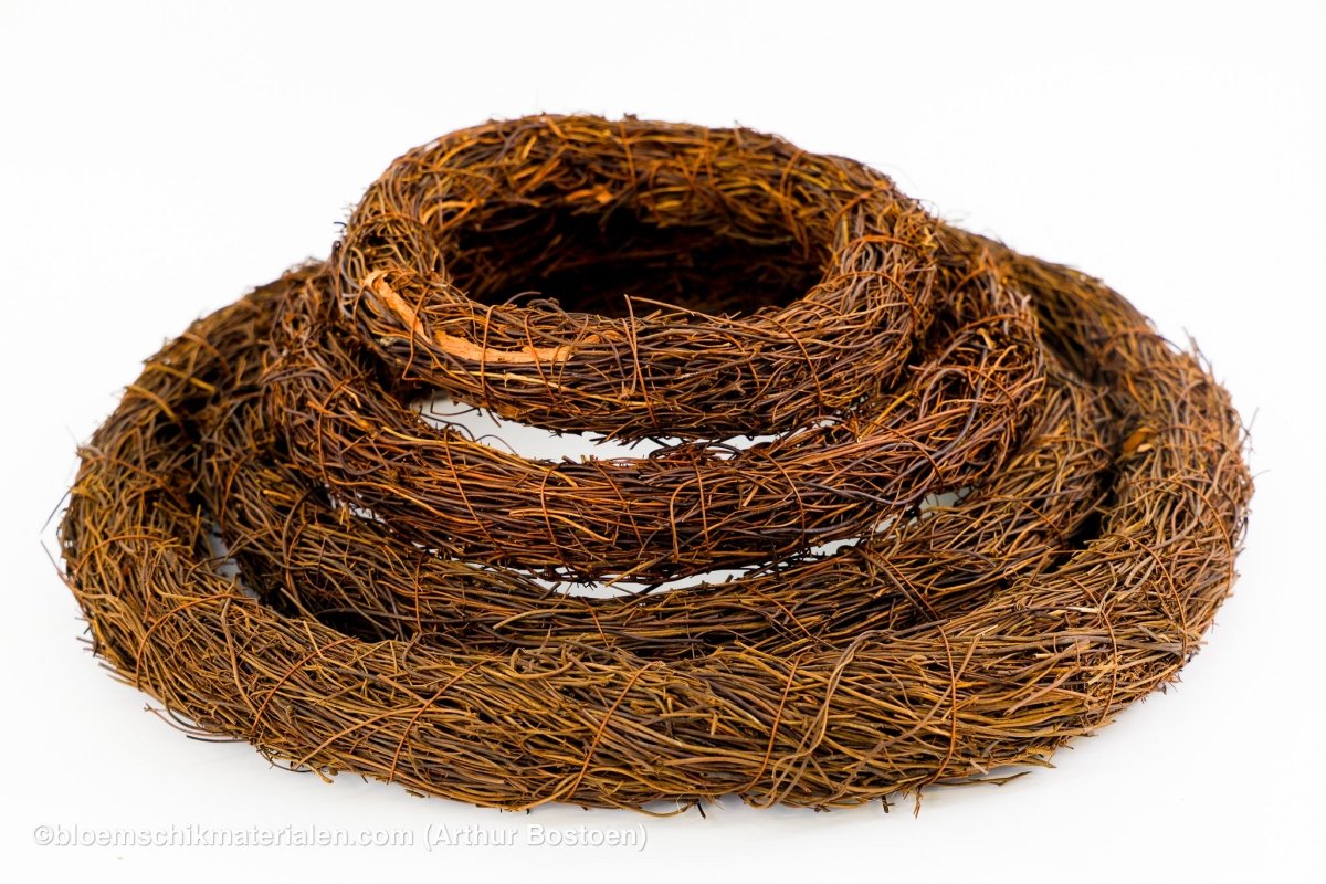 KRANS DRUIVENHOUT GEBUNDELD NATUREL 20/3,5 CM (dunne ranken) - bloemschikmaterialen.com