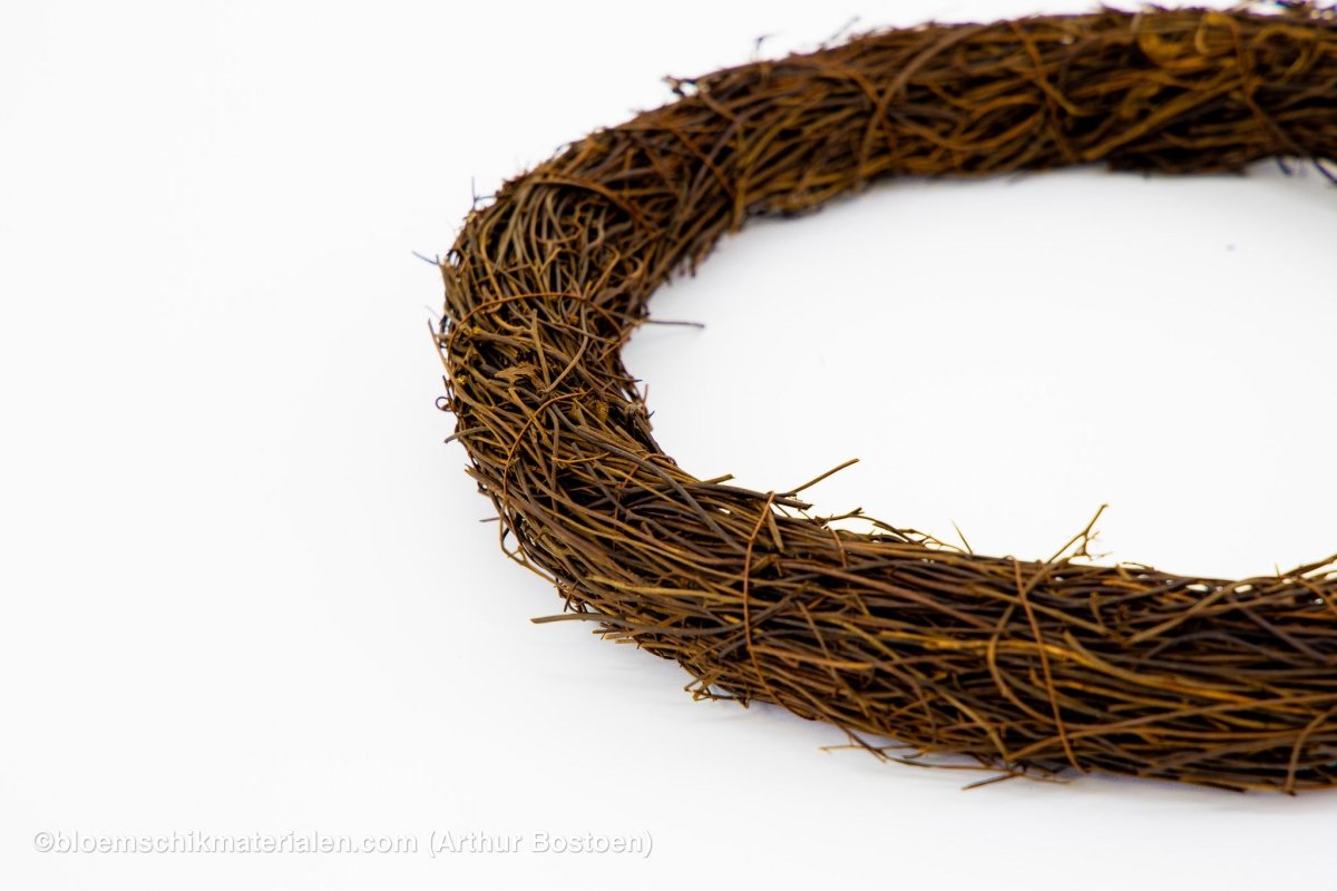 KRANS DRUIVENHOUT GEBUNDELD NATUREL 40/4 CM (dunne ranken) - bloemschikmaterialen.com