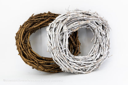 KRANS DRUIVENHOUT WHITE WASH 50CM (dikke ranken) - bloemschikmaterialen.com
