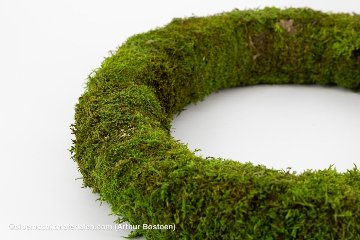 KRANS GECONSERVEERD GROEN MOS 50CM - bloemschikmaterialen.com