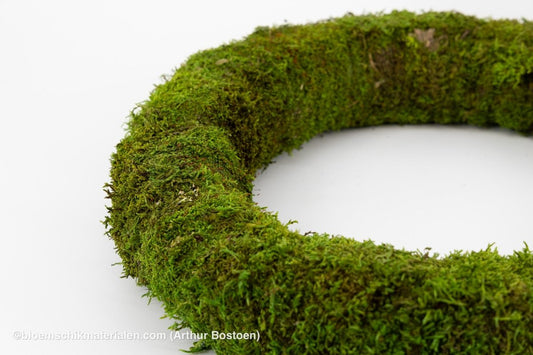 KRANS GECONSERVEERD GROEN MOS 50CM - bloemschikmaterialen.com