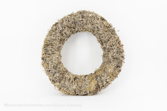 KRANS GRIJS MOS 40 CM - bloemschikmaterialen.com