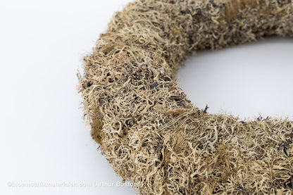 KRANS GRIJS MOS 50 CM - bloemschikmaterialen.com