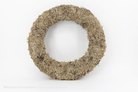 KRANS GRIJS MOS 50 CM - bloemschikmaterialen.com