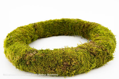 KRANS MOS NATUREL 40 CM - bloemschikmaterialen.com