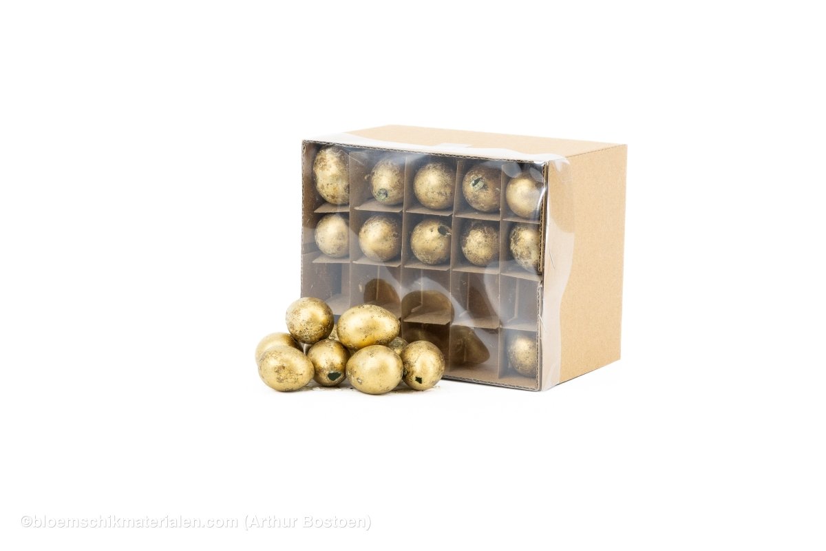 KWARTELEIEREN GOLDWASH 60ST - bloemschikmaterialen.com