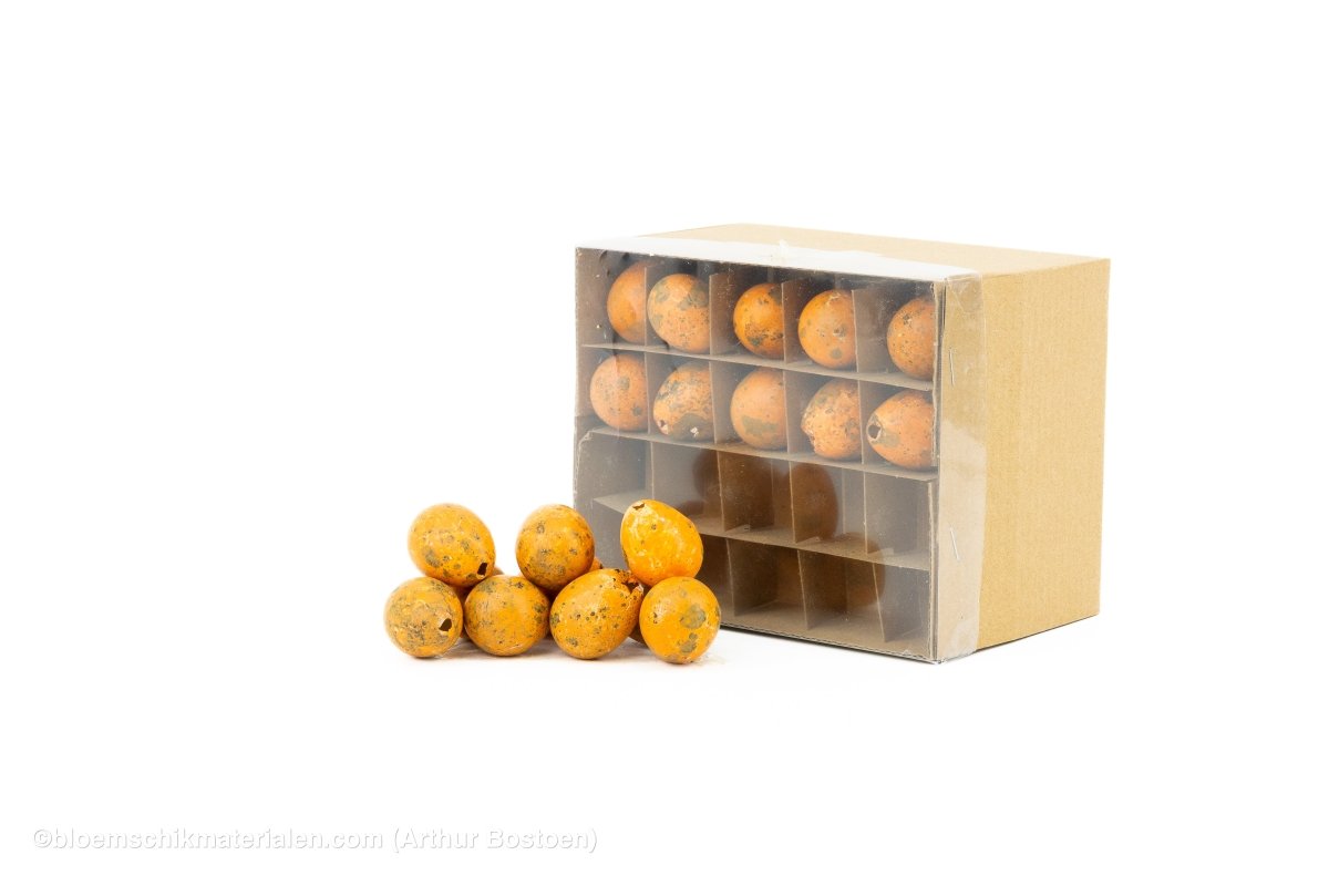 KWARTELEIEREN ORANJE 60ST - bloemschikmaterialen.com