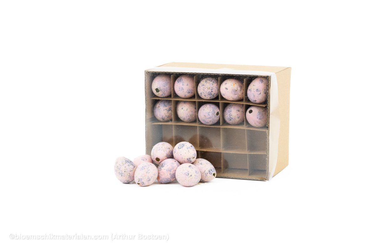 KWARTELEIEREN ROOS 60ST - bloemschikmaterialen.com