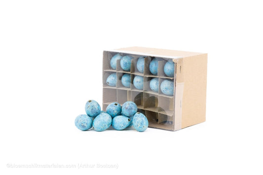 KWARTELEIEREN TURQUOISE 60ST - bloemschikmaterialen.com