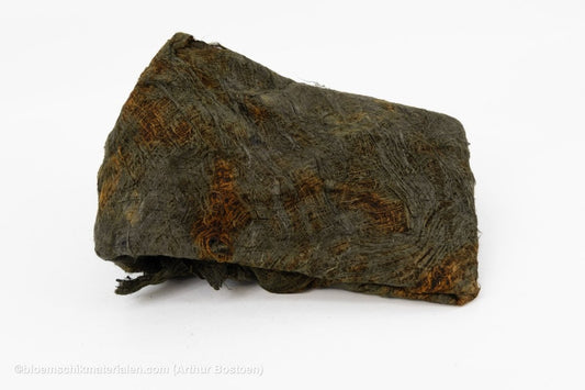 MOERBEISCHORS ZWART (GEVLEKT GROEN) +/ - 200GR - bloemschikmaterialen.com