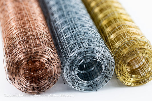 NET KOPER (35cm breed +/ - 5M lang) - bloemschikmaterialen.com