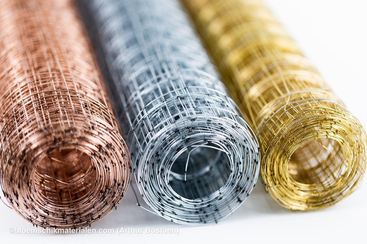 NET ZILVER (35cm breed +/ - 5M lang) - bloemschikmaterialen.com