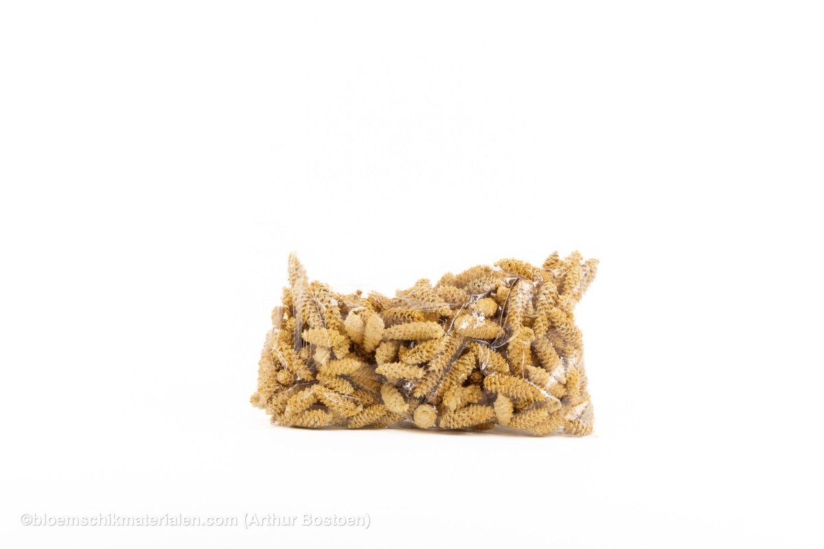 OMORIKA GERASPELD GEBLEEKT +/ - 500GR - bloemschikmaterialen.com