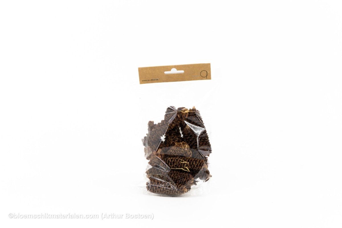 OMORIKA GERASPELD KOPPEN NATUREL +/ - 100GR - bloemschikmaterialen.com