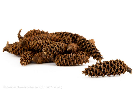 OMORIKA GERASPELD KOPPEN NATUREL +/ - 1KG - bloemschikmaterialen.com