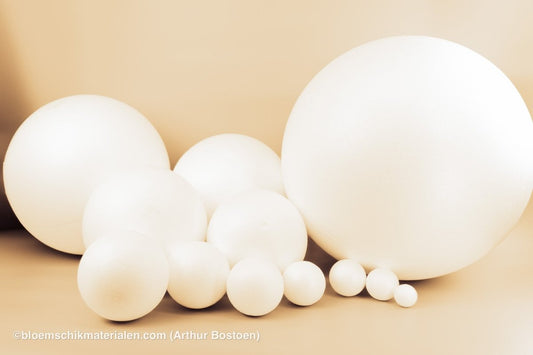 PIEPSCHUIM BOL VOL 10CM - bloemschikmaterialen.com