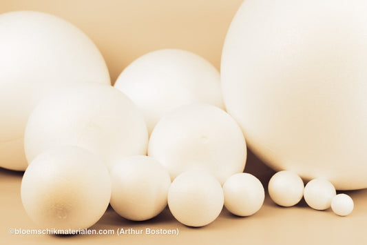 PIEPSCHUIM BOL VOL 8CM - bloemschikmaterialen.com