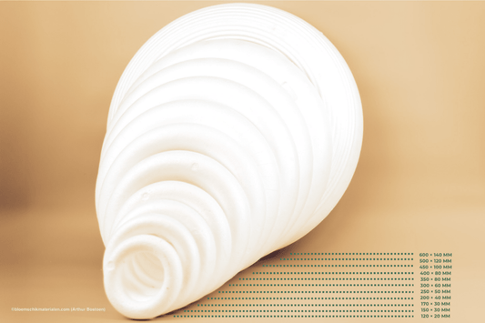 PIEPSCHUIM RING VLAK 450 X 100MM - bloemschikmaterialen.com