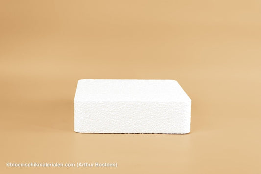 PIEPSCHUIM TAART VIERKANT 25X25X7CM - bloemschikmaterialen.com