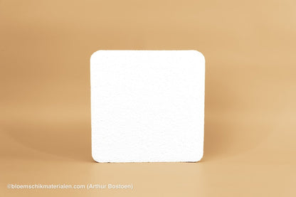 PIEPSCHUIM TAART VIERKANT 25X25X7CM - bloemschikmaterialen.com