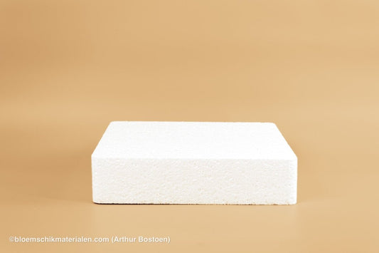 PIEPSCHUIM TAART VIERKANT 30X30X7CM - bloemschikmaterialen.com