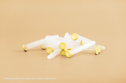 PLASTIC BUISJE 16CC 11X1,7CM 100ST (BLOEMFLESJE/PIPET) - bloemschikmaterialen.com