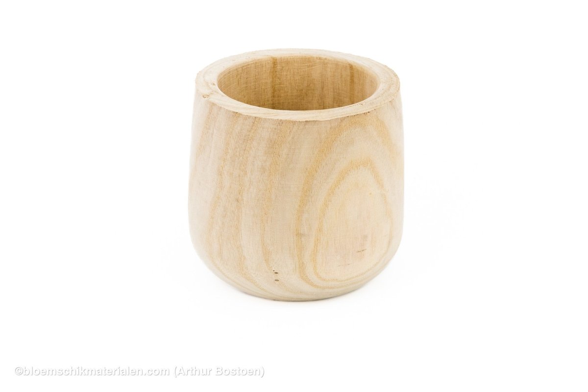 POT PAULOWNIA NATUREL D17X16.5 - bloemschikmaterialen.com