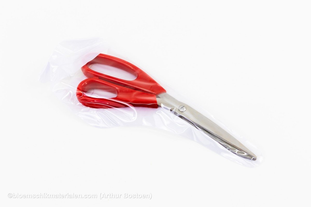 SCHAAR LANGOOG (8 - 1/4) (ROOD) - bloemschikmaterialen.com