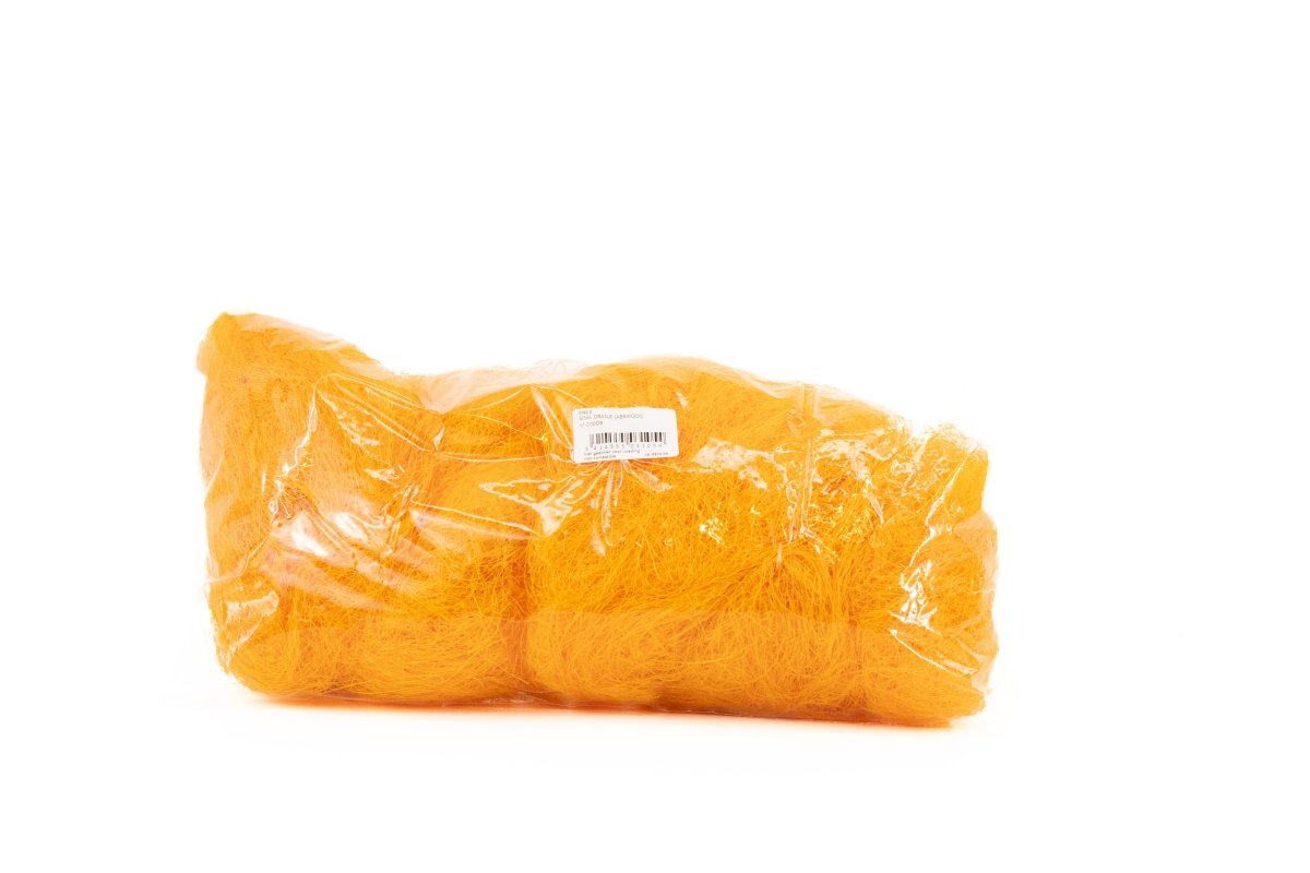 SISAL ORANJE (ABRIKOOS) +/ - 200GR - bloemschikmaterialen.com