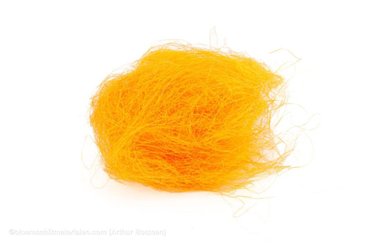 SISAL ORANJE (ABRIKOOS) +/ - 20GR - bloemschikmaterialen.com