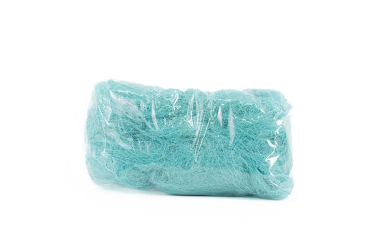 SISAL TURQUOISE +/ - 200GR - bloemschikmaterialen.com
