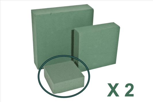 SQUARE CAKE DUMMY MINI 2ST (10X10X4CM) - bloemschikmaterialen.com