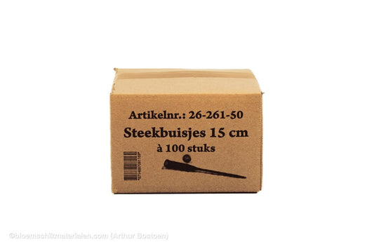 STEEKBUIS PLASTIC 100ST (15CM) - bloemschikmaterialen.com