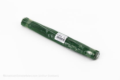 STEEKDRAAD GROENGELAKT 0.4X300mm (1KG) - bloemschikmaterialen.com