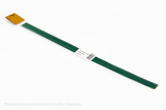 STEEKDRAAD GROENGELAKT 0.6X400mm (40 stuks) - bloemschikmaterialen.com