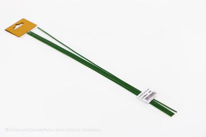 STEEKDRAAD GROENGELAKT 1.2X400mm (10 stuks) - bloemschikmaterialen.com