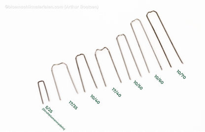 STEEKKRAMMEN 5/25 (kleine verpakking) - bloemschikmaterialen.com