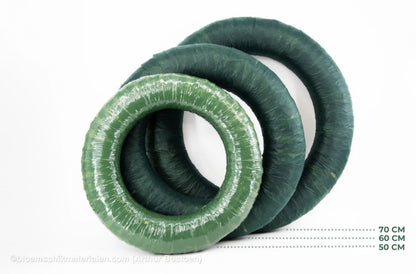 STROKRANS 70 CM + PLASTIC - bloemschikmaterialen.com